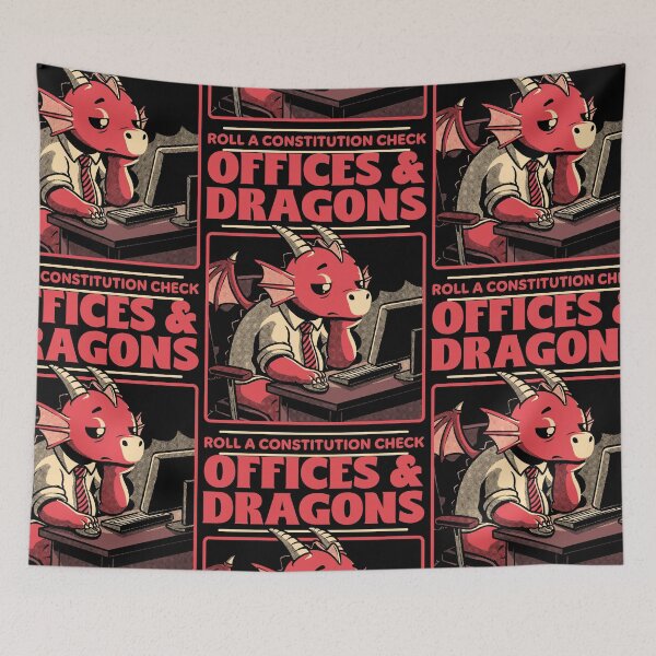 Item preview, Dragon Office RPG - Fantasy Cover Book Gift designed and sold by Studio Mootant.