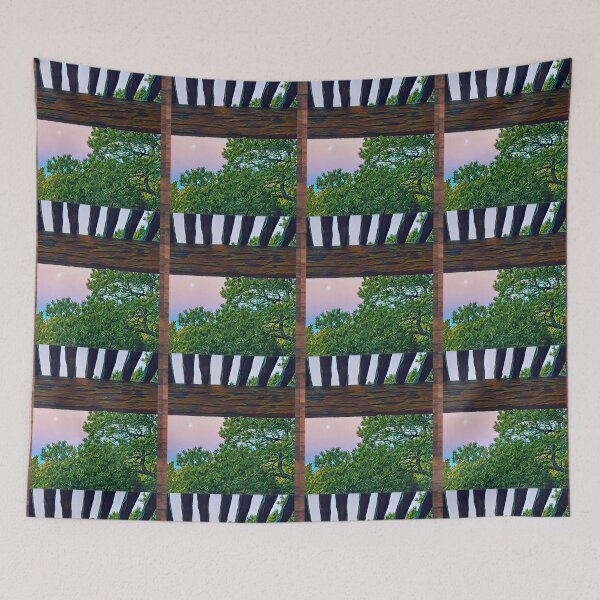 Item preview, Moonset with Piñon Trees designed and sold by oh-bi-me.
