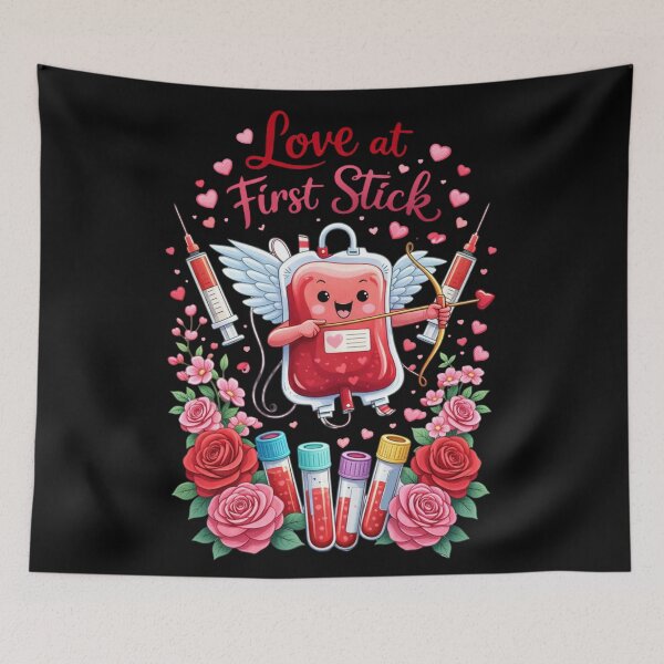 Item preview, Love At First Stick Phlebotomy Valentine designed and sold by Virelo.