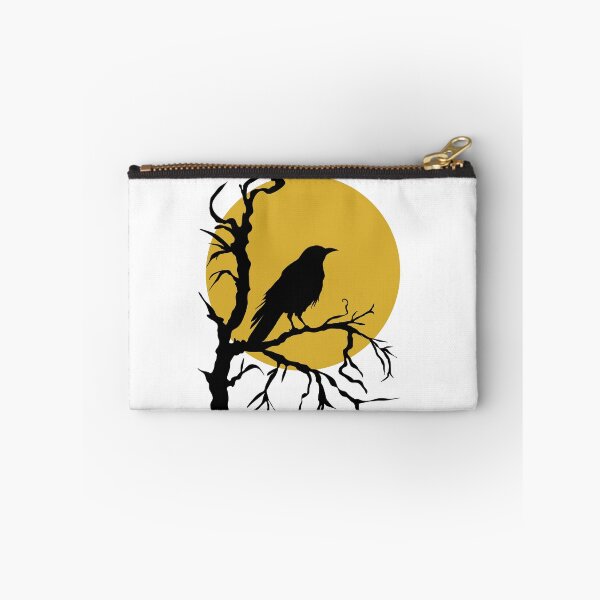 Item preview, Silent Watcher – Gothic Black Raven Illustration designed and sold by enesart2022.