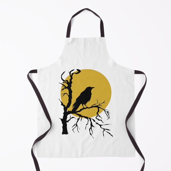 Item preview, Silent Watcher – Gothic Black Raven Illustration designed and sold by enesart2022.