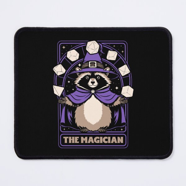 Item preview, Raccoon RPG Wizard - Fantasy Pet Gift designed and sold by Studio Mootant.