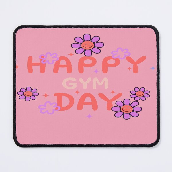 Item preview, Happy Gym Day – Cheerful Fitness Motivation Design designed and sold by StorySeller85.