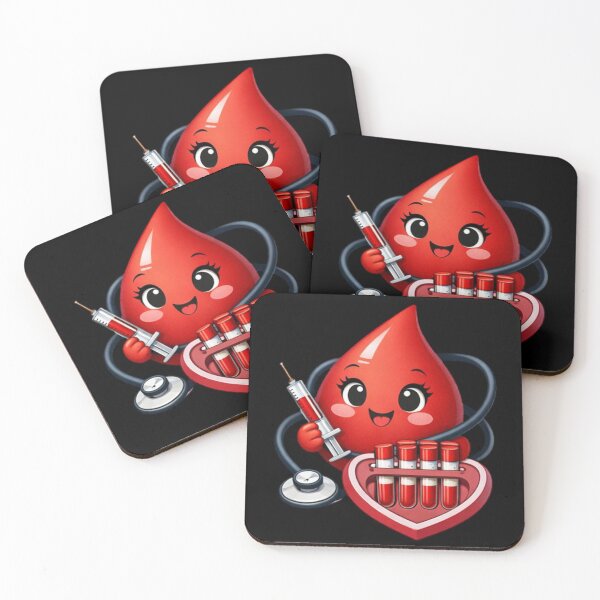 Item preview, Cute Blood Drop Medical Valentine designed and sold by Virelo.