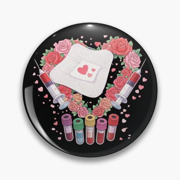 Item preview, Medical Love Heart with Blood Samples designed and sold by Virelo.