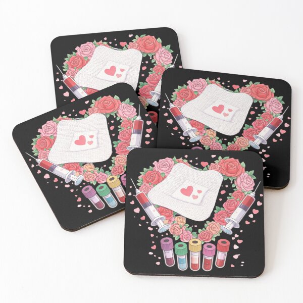 Item preview, Medical Love Heart with Blood Samples designed and sold by Virelo.