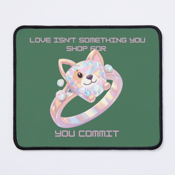 Item preview, Love Isn’t Something You Shop For | Adopt Don’t Shop Commitment Design designed and sold by JustPetMe.