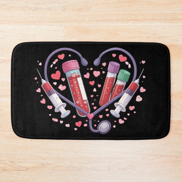Item preview, Medical Love Heart with Blood Tubes designed and sold by Virelo.