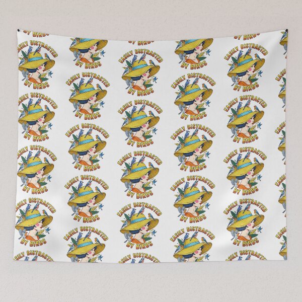 Item preview, Easily Distracted by Birds Funny Birder Woman designed and sold by TeeARTHY.