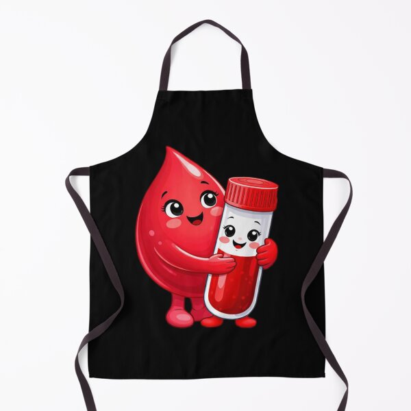 Item preview, Cute Blood Drop And Test Tube Hug designed and sold by Virelo.