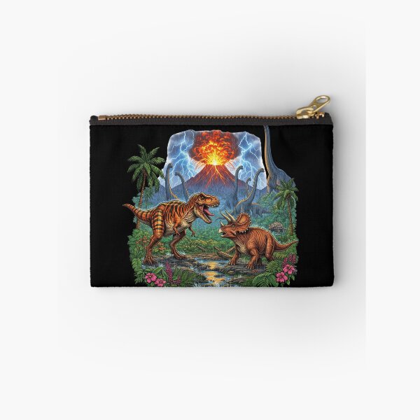 Item preview, Epic Dinosaur Landscape Volcano and Prehistoric Valley designed and sold by TeeARTHY.