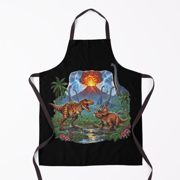 Item preview, Epic Dinosaur Landscape Volcano and Prehistoric Valley designed and sold by TeeARTHY.