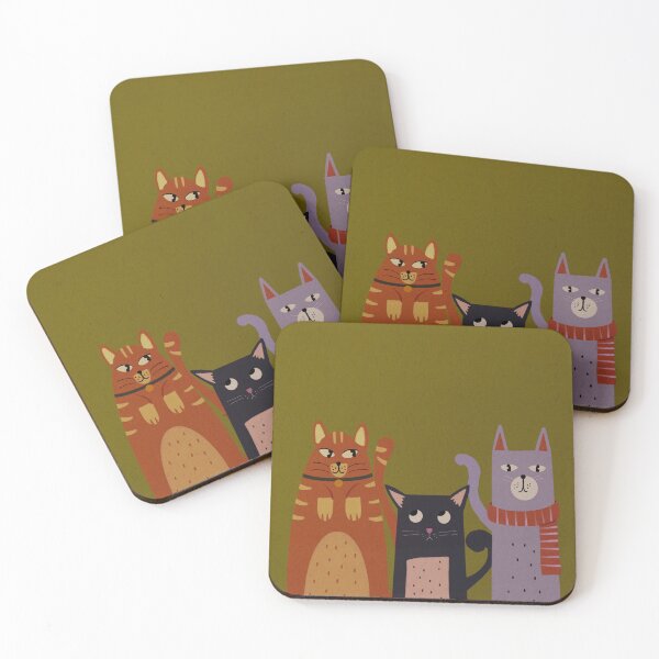 Item preview, Cat friends designed and sold by ellealsopaints.