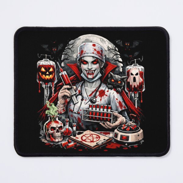 Item preview, Vampire Nurse Phlebotomy Art Dark Gothic Medical Theme designed and sold by Virelo.