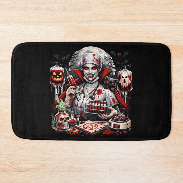 Item preview, Vampire Nurse Phlebotomy Art Dark Gothic Medical Theme designed and sold by Virelo.