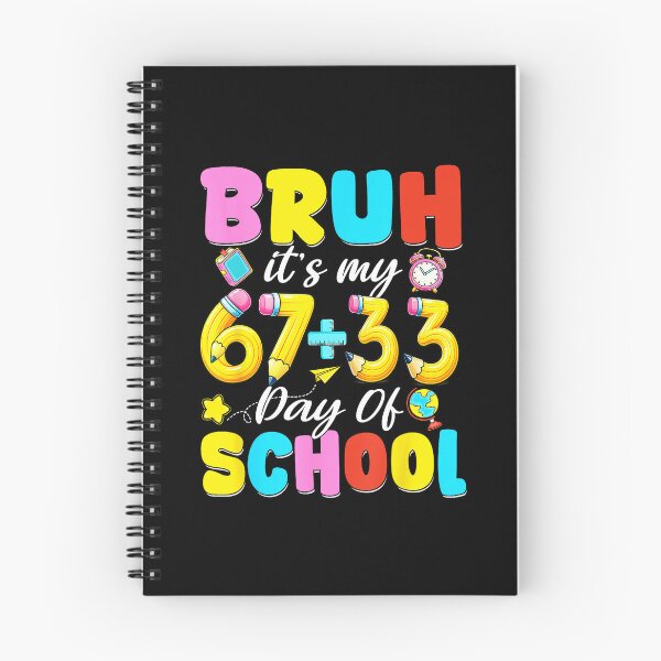 Item preview, BRUH IT’S MY 67+33 DAYS OF SCHOOL Funny 100th Day School Kids Design designed and sold by gladysenglish.