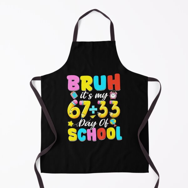 Item preview, BRUH IT’S MY 67+33 DAYS OF SCHOOL Funny 100th Day School Kids Design designed and sold by gladysenglish.
