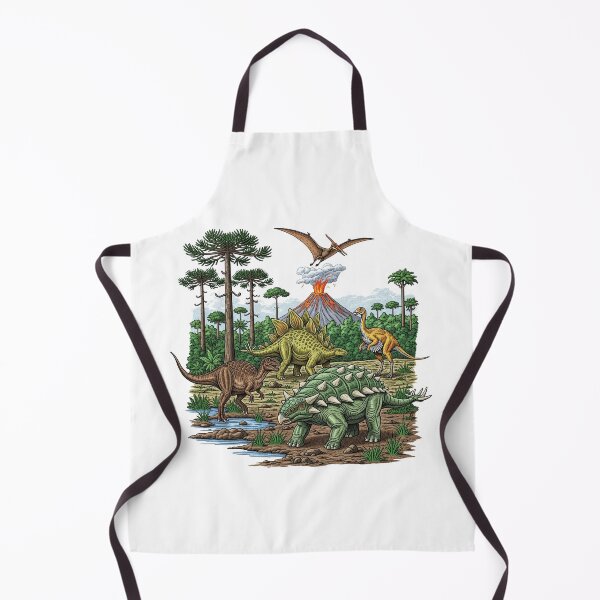 Item preview,   Dinosaur Landscape Volcano and Prehistoric   designed and sold by TeeARTHY.