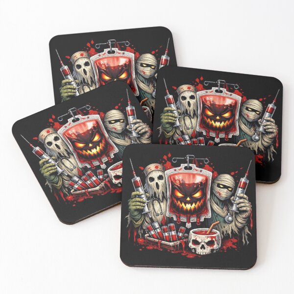 Item preview, Demonic Blood Bag Phlebotomy Halloween Dark Design designed and sold by Virelo.