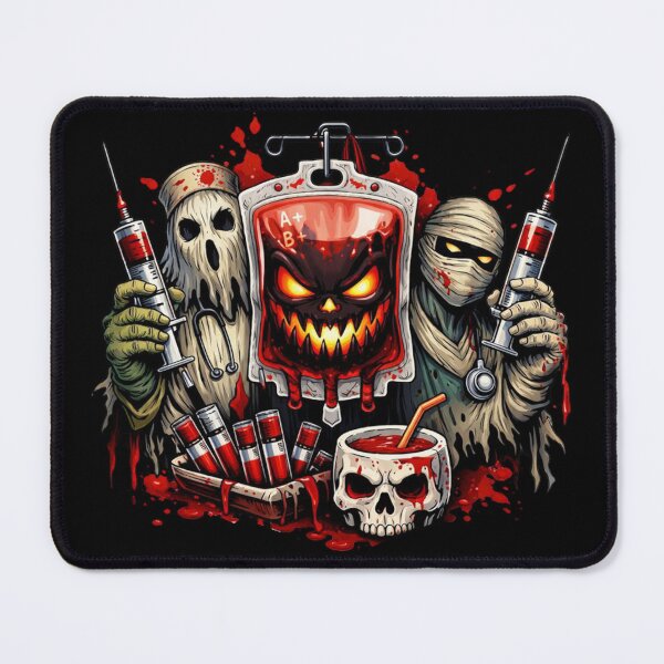 Item preview, Demonic Blood Bag Phlebotomy Halloween Dark Design designed and sold by Virelo.