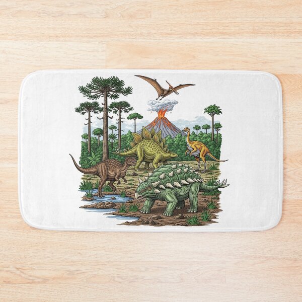 Item preview,   Dinosaur Landscape Volcano and Prehistoric   designed and sold by TeeARTHY.