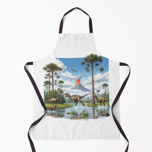 Item preview,   Dinosaur Landscape Volcano and Prehistoric   designed and sold by TeeARTHY.