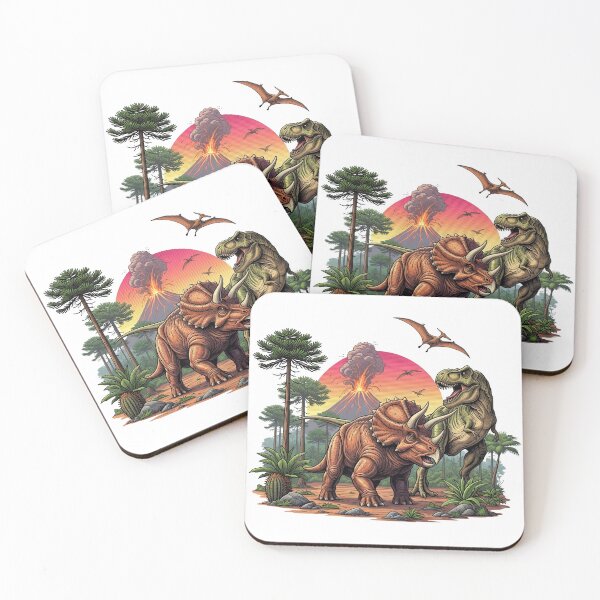 Item preview,   Dinosaur Landscape Volcano Prehistoric   designed and sold by TeeARTHY.