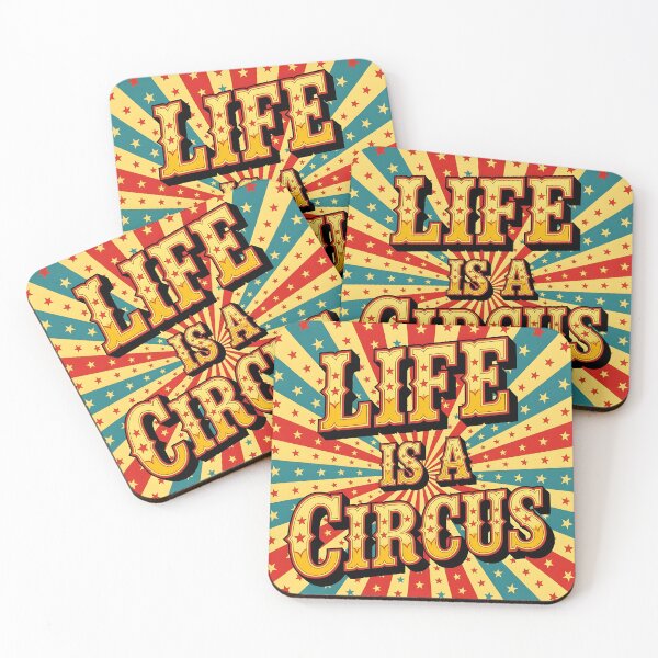 Item preview, Life Is a Circus - retro art circus letterforms  designed and sold by Ponted.