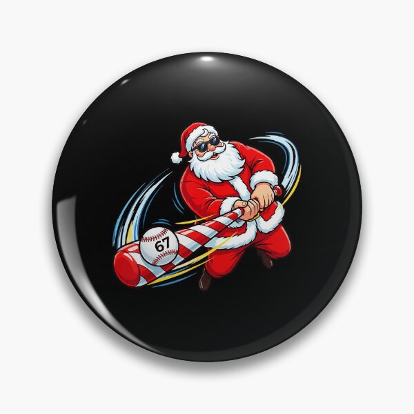 Item preview, 67 Baseball Santa Funny Christmas Holiday Style designed and sold by miaa-artistshop.