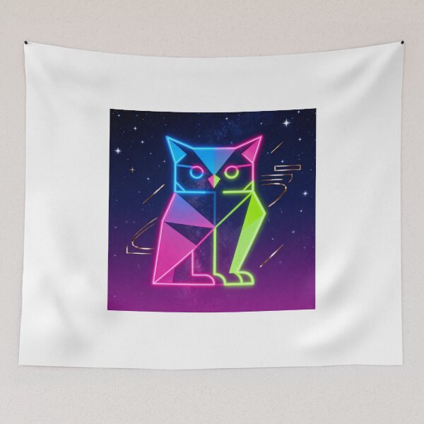Item preview, Geometric Night Guardian designed and sold by Pixel BloomStudio.