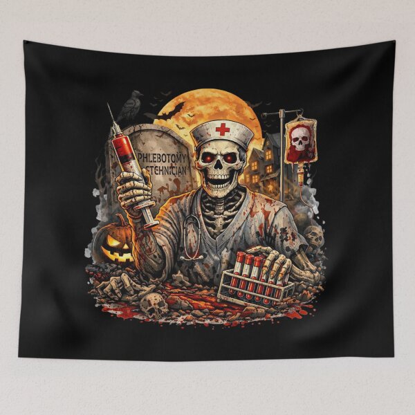 Item preview, Graveyard Medical Horror Blood Draw Design designed and sold by Virelo.