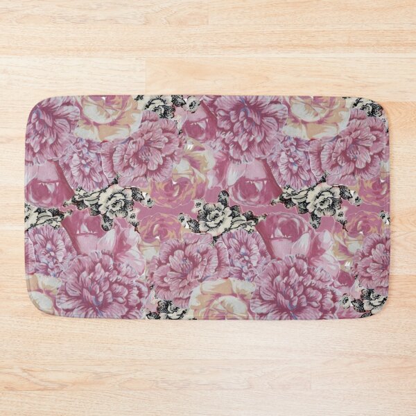 Item preview, Pink Flora Faux Decoupage Collage  designed and sold by Licorice Moon.