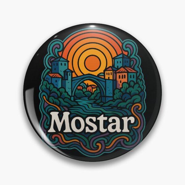 Item preview, Mostar Bridge Bosnia And Herzegovina designed and sold by TomFrontierArt.
