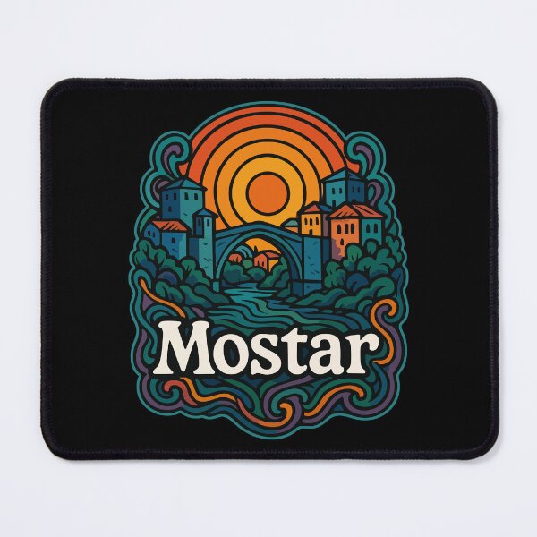 Item preview, Mostar Bridge Bosnia And Herzegovina designed and sold by TomFrontierArt.