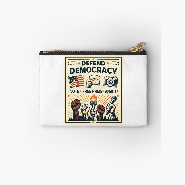 Item preview, DEFEND DEMOCRACY | Vote Free Press Equality  designed and sold by RetroPop23.