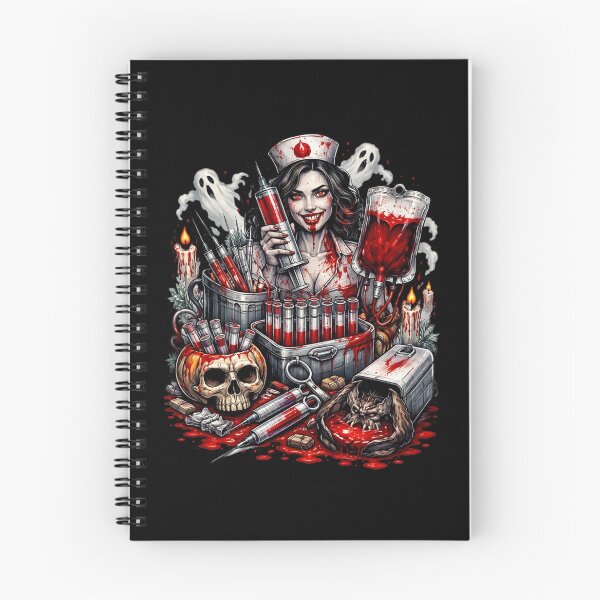 Item preview, Bloody Nurse Draws Blood Medical Horror designed and sold by Virelo.