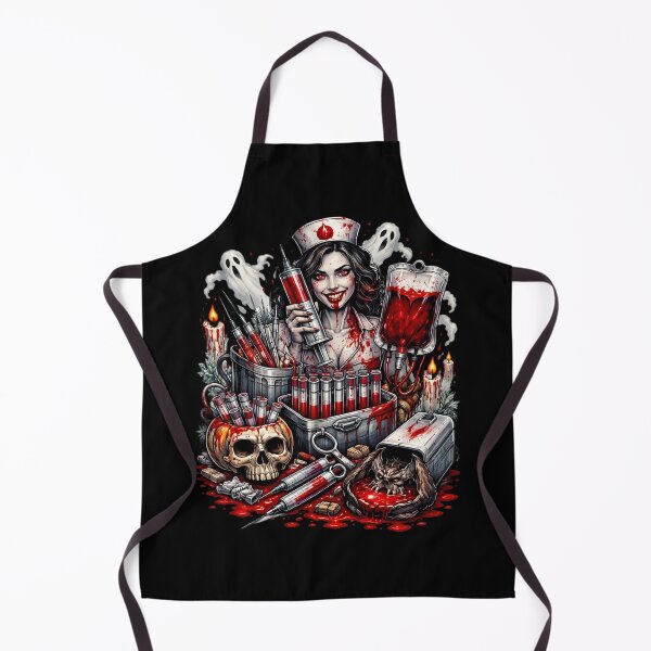 Item preview, Bloody Nurse Draws Blood Medical Horror designed and sold by Virelo.