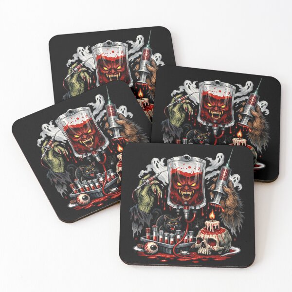Item preview, Demonic Blood Bag Halloween Extreme Horror Design designed and sold by Virelo.