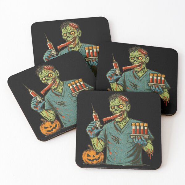 Item preview, Zombie Phlebotomy Technician Halloween designed and sold by Virelo.