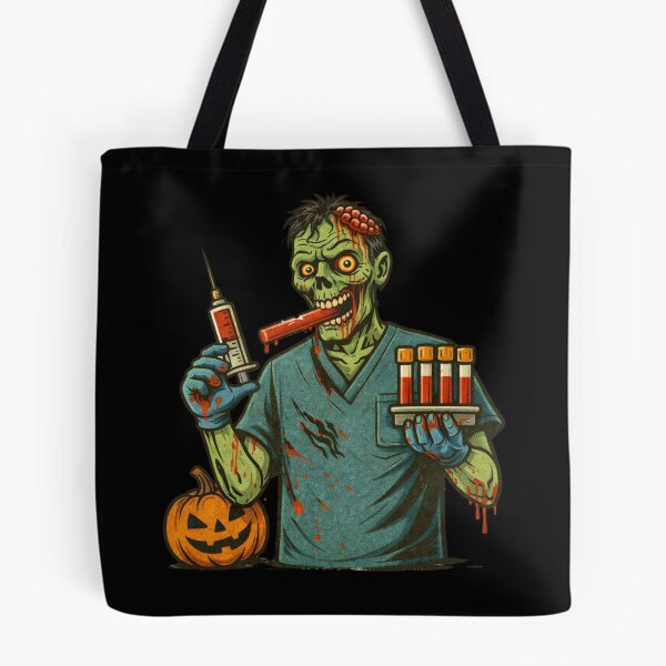 Item preview, Zombie Phlebotomy Technician Halloween designed and sold by Virelo.