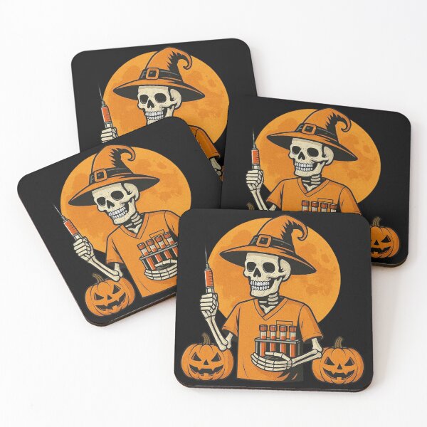 Item preview, Halloween Phlebotomy Skeleton Witch designed and sold by Virelo.