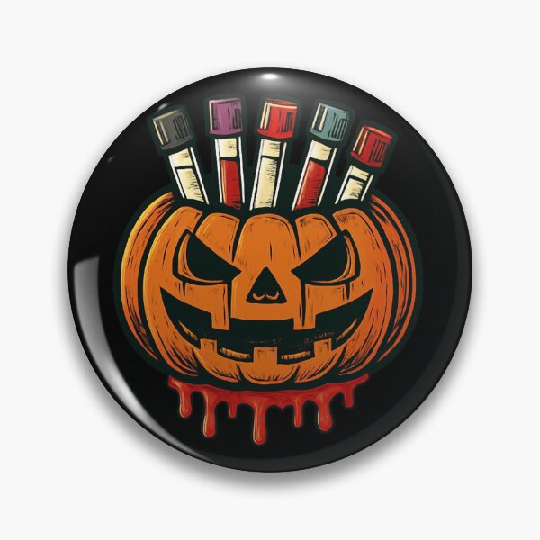 Item preview, Halloween Pumpkin with Blood Vials  designed and sold by Virelo.