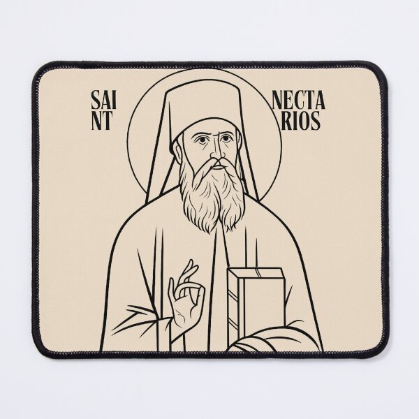 Item preview, Saint Nectarios the Wonder Worker designed and sold by maddieelysse.