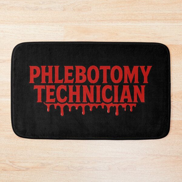Item preview, Phlebotomy Technician Bold Blood Drip Halloween Typography Design designed and sold by Virelo.
