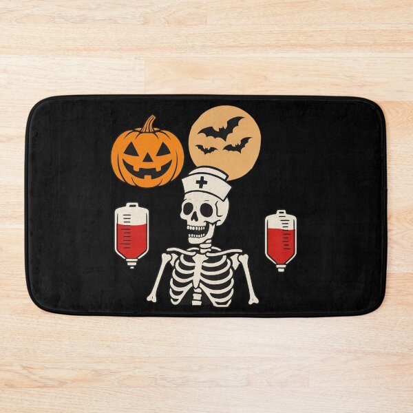 Item preview, Halloween Phlebotomy Skeleton Nurse Spooky Blood Draw Design designed and sold by Virelo.