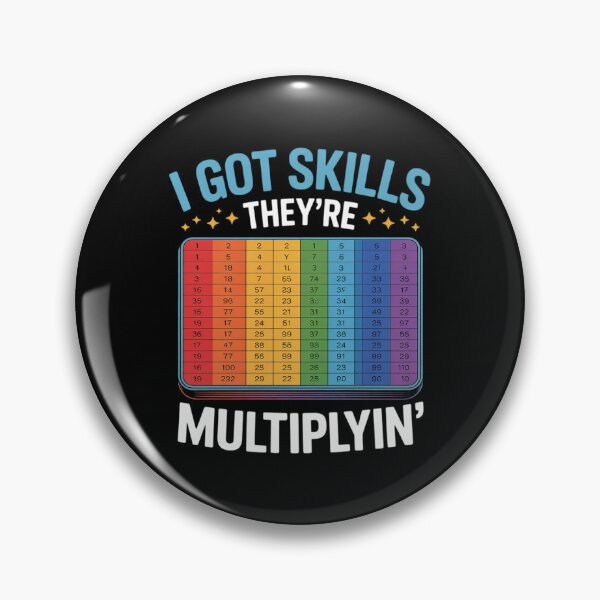 Item preview, I Got Skills They're Multiplying Math Teacher Students designed and sold by MarkLeedsArt.