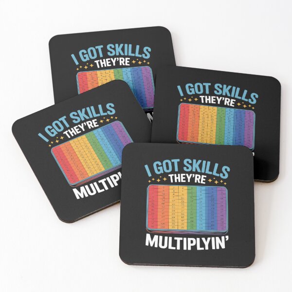 Item preview, I Got Skills They're Multiplying Math Teacher Students designed and sold by MarkLeedsArt.