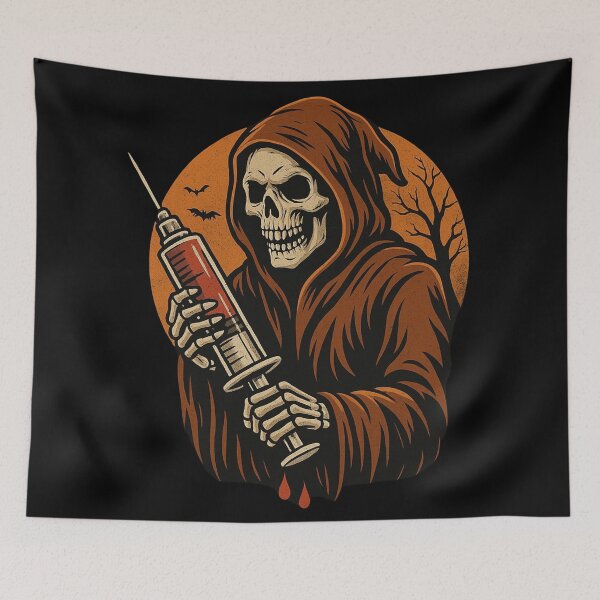 Item preview, Grim Reaper Blood Draw Dark Humor For Phlebotomist designed and sold by Virelo.