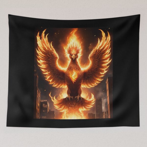 Item preview, Phoenix Rising Gym Motivation Shirt Fire Bird Rebirth Fitness Graphic Tee Rise From Ashes Workout Power Symbol Training Apparel | Premium HD Sticker Design designed and sold by MillionaireGenZ ⭐⭐⭐⭐⭐ (5.0).