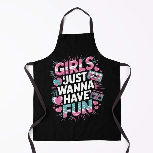 Item preview, Girls Just Wanna Have Fun Awesome 70's 80's 90's 1980s 10 designed and sold by DigitaldeligArt.